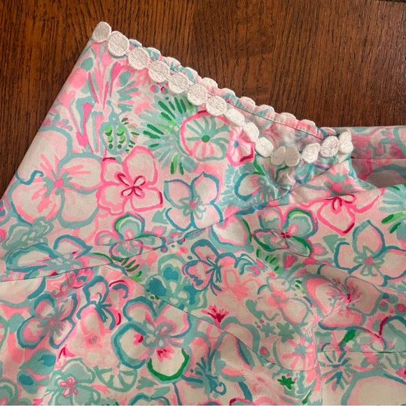 Lilly Pulitzer Braylin Stretch Shift Dress  Resort White Love Bug Print Size 12 - Picture 10 of 11